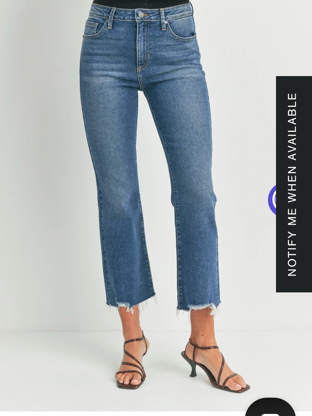 Just Black The Vintage Cropped Flare jeans, like new only worn